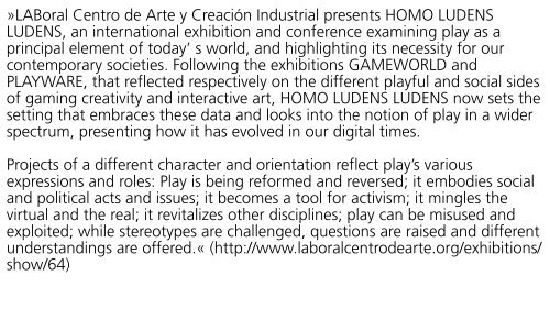 Homo Ludens