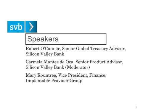 Download the Presentation - Silicon Valley Bank