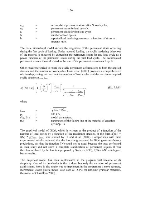 Deformation behaviour of railway embankment ... - Liikennevirasto