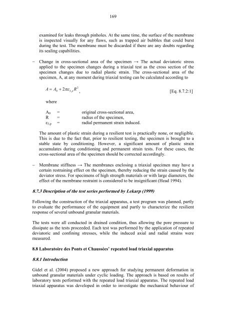 Deformation behaviour of railway embankment ... - Liikennevirasto