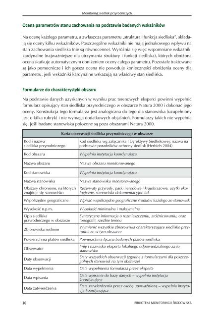 Monitoring siedlisk przyrodniczych - Bio Study | Pracownia BadaÅ ...