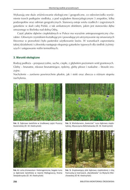 Monitoring siedlisk przyrodniczych - Bio Study | Pracownia BadaÅ ...