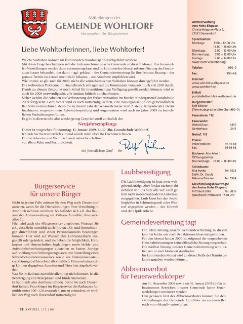 Sachsenwald aktuell - Geesthachter Anzeiger