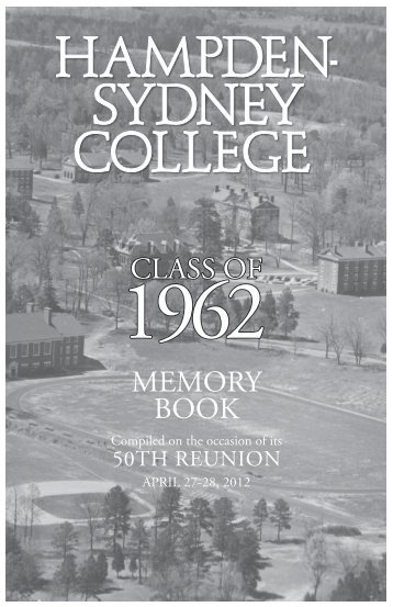 CLASS OF MEMORY BOOK - Hampden-Sydney College