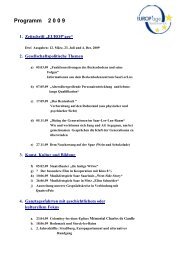 Programm 2 0 0 9 - Verein Altenwerk und Altenkultur e.V. Europ'Age