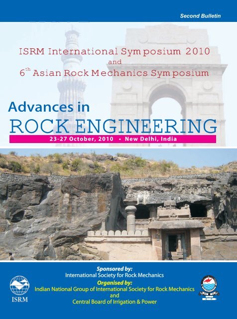 For further details, click here to download the second bulletin - ISRM