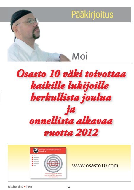 Sekahedelmä 4-2011 - Helsingin Elintarviketyöntekijät ry AO 10