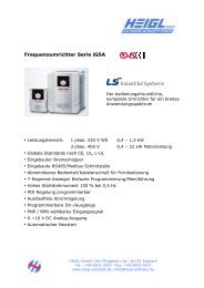 Frequenzumrichter Serie iG5A - heigl-antriebe.de
