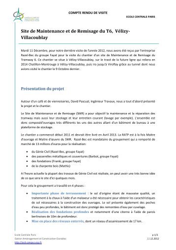 Site de Maintenance et de Remi Villacoublay aintenance et de ...