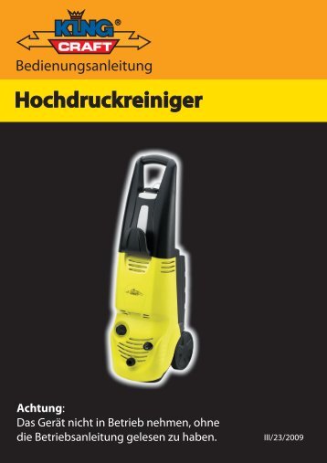 2009 Hochdruckreiniger KingCraft - cleanerworld GmbH