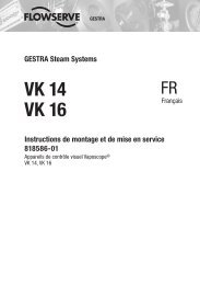 VK 14 VK 16 - Gestra AG