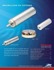 BRUSHLESS DC MOTORS