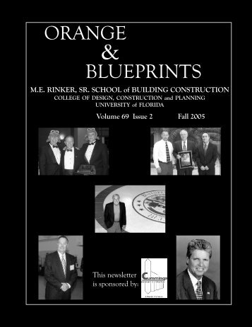 orange blueprints - M E Rinker Sr School of Building Construction ...