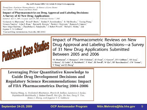 Role of Quantitative Clinical Pharmacology in Guiding Drug