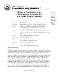 Notice of Preparation of an Environmental Impact Report and Public ...