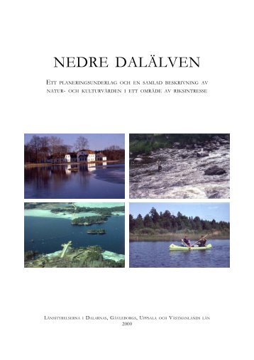 NEDRE DALÃLVEN - LÃ¤nsstyrelserna