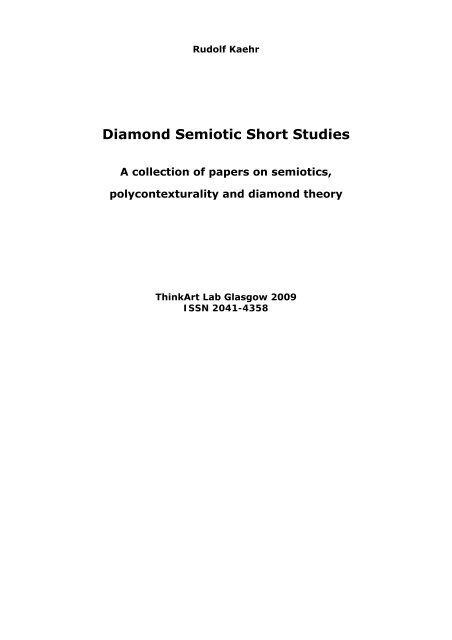 Diamond Semiotic Short Studies - ThinkArt Lab!