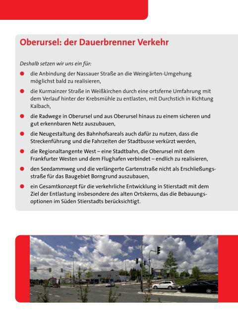 Das komplette Wahlprogramm zur Kommunalwahl ... - SPD Oberursel