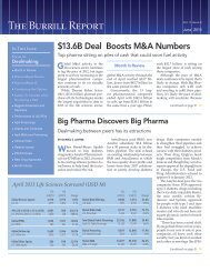 Clinical Trials for April 2013 - The Burrill Report