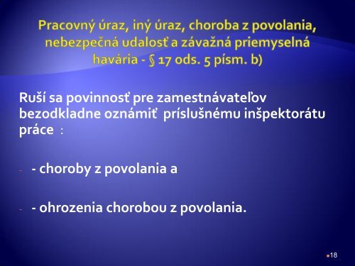 NovÃ¡ legislatÃ­va v oblasti BOZP