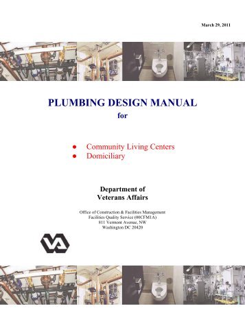 PLUMBING DESIGN MANUAL for - Office of Construction & Facilities ...