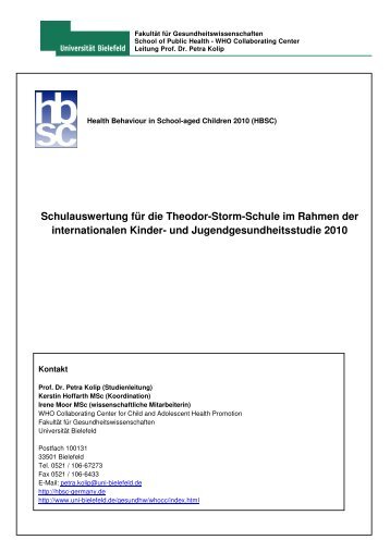 Schulbericht 1391 Theodor-Storm-Schule