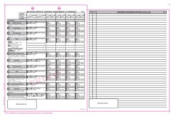 INFUSION SERVICE NURSING ASSESSMENT FLOWSHEET