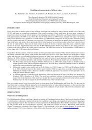 Modelling and measurements of offshore wakes RJ Barthelmie1, ST