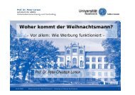 Woher kommt der Weihnachtsmann? - Kinder-Uni Rostock