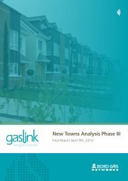 New Towns Analysis Phase III - Gaslink