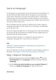 Vad Ã¤r en hemgrupp? Steg 1. Skapa en hemgrupp - MSN.com