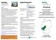 Flyer und Einladung - BVKJ Kongresse