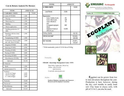 Eggplant Production