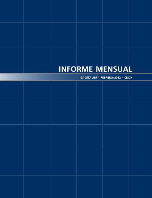 Gaceta NÂ° 259 - ComisiÃ³n Nacional de los Derechos Humanos
