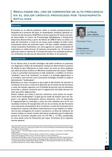 art 3_39.pdf - AsociaciÃ³n de KinesiologÃ­a del Deporte