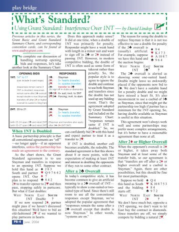 Interference Over 1NT - Better Bridge