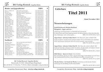 Titel 2011 - Dorothea Kleine