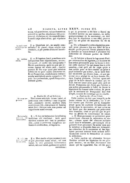 DIGESTORUM SEU PANDECTARUM - Histoire du droit