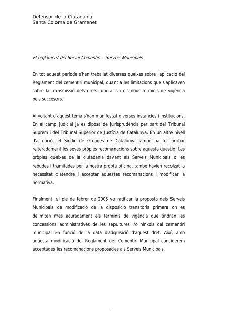 informe2004cat.pdf - Ajuntament de Santa Coloma de Gramenet