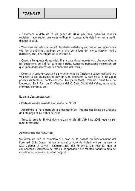 informe2004cat.pdf - Ajuntament de Santa Coloma de Gramenet