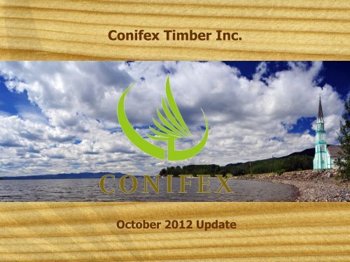 Appendix 1: About Conifex Timber Inc.