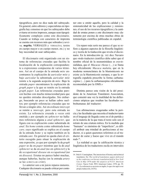 Vol. 1, n.Âº 2. Diciembre del 2000