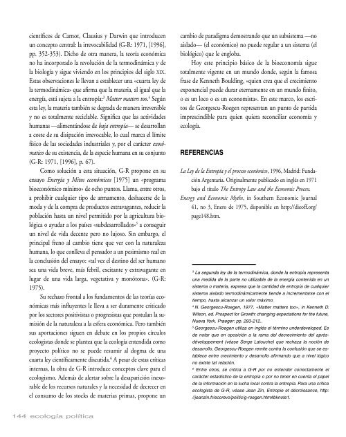 Decrecimiento Sostenible - EcologÃ­a PolÃ­tica