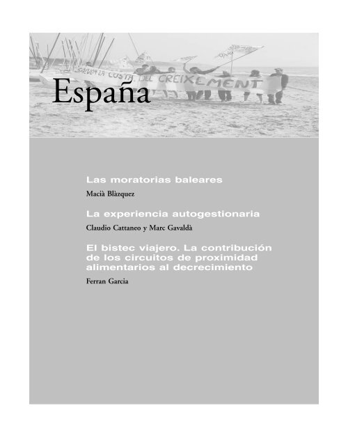 Decrecimiento Sostenible - EcologÃ­a PolÃ­tica