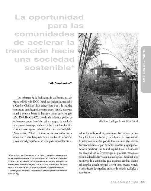 Decrecimiento Sostenible - EcologÃ­a PolÃ­tica