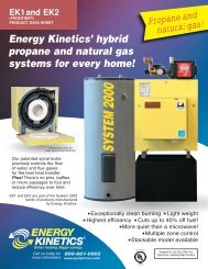 View Natural Gas / Propane - Energy Kinetics Boilers