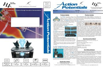 Action Potential Issue #15 - ALA Scientific Instruments