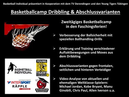 Infos - TV Derendingen Basketball