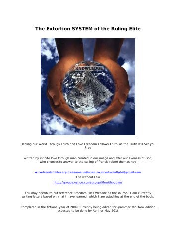 The Extortion SYSTEM of the Ruling Elite - TruthProject.co.uk