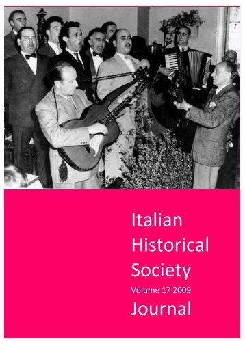 Italian Historical Society Journal